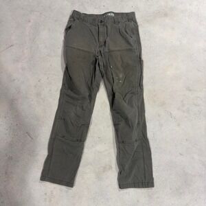 Carhartt Rugged Flex Pants 34x34 Olive Work Utility Canvas